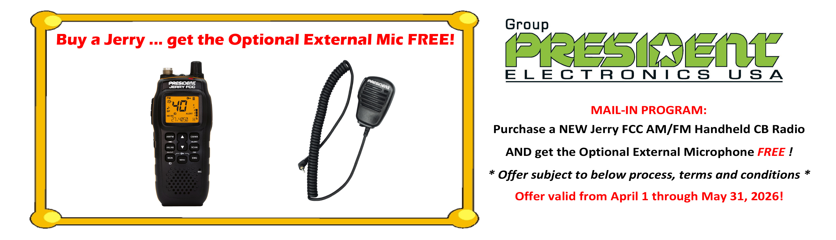 President Jerry FCC Promo